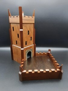 Tour à dés pliable en bois, boîte de rangement pour dés, pour jeux de table et jeux de société, vente en gros - Product Image 5
