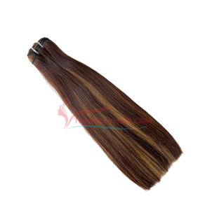 Extensiones de Cabello Humano Virgen Remy Vietnamita, Doble Trama a Máquina, Liso, Textura Natural Suave, Duraderas, Reforzadas, de Calidad Thanh - Product Image 5