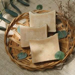 Savon naturel fait main en forme de bloc, emballage écologique – Savon en barre emballé - Product Image 4