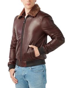 Veste en cuir véritable de qualité supérieure, veste de motard personnalisée, veste vintage pour homme, vêtements d'extérieur, fabricant OEM ODM en gros - Product Image 2