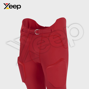 เสื้อฟุตบอลอเมริกัน XEEP รุ่นปรับแต่งได้ XC-AFU-23 สำหรับผู้ชาย เนื้อผ้าโพลีเอสเตอร์น้ำหนักเบา ระบายอากาศได้ดี พิมพ์ลายด้วยเทคโนโลยีฮีททรานเฟอร์ ประสิทธิภาพสูง - Product Image 2