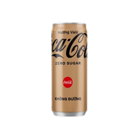 Coca-Cola Zero Sugar Light Vanilla et Plus du Vietnam, 320 ml, 24 canettes par carton