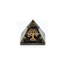 Piedra solar grabada en forma de árbol pirámides comprar al por mayor Reiki piedra curativa artesanía - Product Image 5