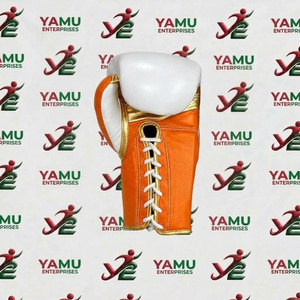 OFERTA ESPECIAL Guantes de Boxeo de Cuero con Impresión Personalizada, Guantes Profesionales con Cordones para Sparring y Entrenamiento - Product Image 2
