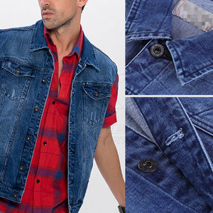 Chaleco Vaquero de Invierno para Hombre, Informal, Transpirable, 100% Algodón, Corte Regular para Uso Diario - Product Image 3