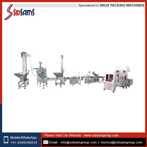 Automatic Multifunctional Snus Powder Wrapping Packing Line Continuous Operation for Accurate Filling Sealing Electric Driven - Product Image 2