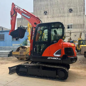 Mini-excavatrice Doosan DX60-9C d'origine, prix usine, très demandée, robuste, 6 tonnes, compacte, avec système hydraulique puissant - Product Image 5