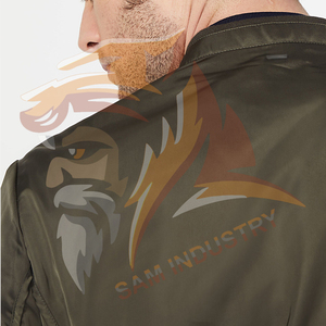 Chaqueta de Satén para Hombre de Alta Calidad, Chaqueta de Satén OEM de Alta Calidad, Chaquetas de Satén con Logotipo Personalizado Bordado/Estampado - Product Image 5