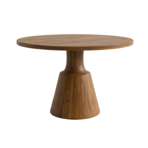 ARTERRA Luxury Japandi <b>Round</b> <b>Coffee</b> <b>Table</b> Pedestal Dining <b>Table</b> Set Modern <b>Wooden</b> Chairs for Apartment Villa Restaurant Cafe - Product Image 3