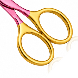 Tijeras Profesionales para Cutículas de Acero Inoxidable con Hoja Curva, Reutilizables, para un Corte Preciso de Cutículas, con Estuche de PU - Product Image 4