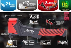 Marteau agrafeur manuel robuste en métal de 12 mm - Product Image 4