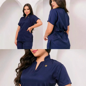 Professional Nurse Uniform Medical <b>Scrub</b> <b>Set</b> for Women Healthcare Workers Hospital Nursing Workwear Custom Design OEM Manufactur - Product Image 6