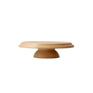 Support à gâteau en bois massif écologique pour une décoration intérieure durable et la présentation de desserts - Product Image 1