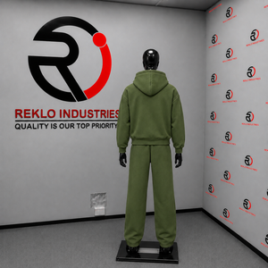 Green Zip Up Hoodie Tracksuit Set <b>Mens</b> Oversized Streetwear Jogger <b>Pants</b> Casual Sportswear Gym Workout <b>Lounge</b> Wear Matching Outf - Product Image 4