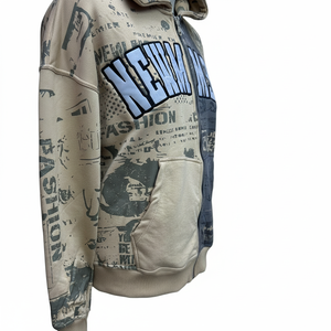 Fabricant sur mesure de sweats à capuche zippés pour hommes, logo imprimé et brodé, fabrication pakistanaise, prix bas. - Product Image 3