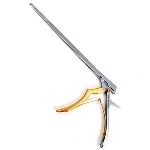 Punzón óseo Kerrison instrumento quirúrgico Manual 4mm mandíbula cabeza giratoria de 90 grados 6,34 "ancho no estéril reutilizable acero alemán CE - Product Image 3