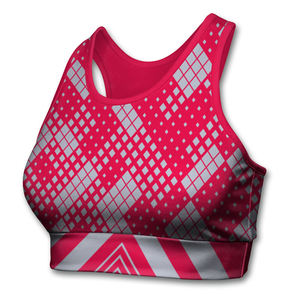 Soutien-gorge de sport pour femmes de haute qualité, sublimation, confortable, pour yoga, gym, fitness, respirant, pour adultes, avec logo personnalisé - Product Image 1