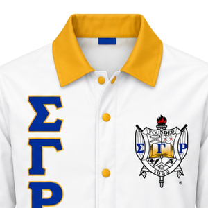 Custom Sigma Gamma Rho <b>Women</b>’s Crossing Line <b>Jacket</b> Greek Sorority <b>Lightweight</b> Windbreaker Casual Sportswear Wholesale OEM ODM - Product Image 3