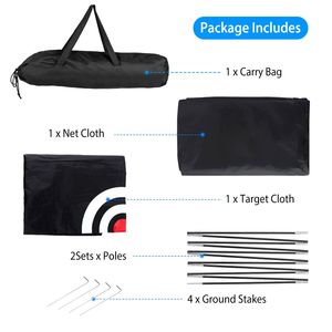 La rete da Golf portatile con il panno del bersaglio per la pratica di sport Indoor e Outdoor viene fornita con la borsa per il trasporto - Product Image 6