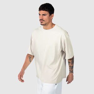 Camiseta de Manga Corta para Hombre, Estilo Hip Hop, Holgada, con Estampado, Logo Frontal, Verano, Casual, Tallas Grandes - Product Image 2