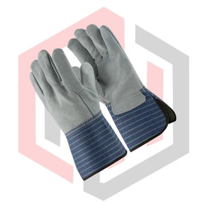 Guantes de Soldadura de Cuero Dividido, Guantes TIG MIG Flexibles, Resistentes a Desgarros, Transpirables, Antiestáticos y Resistentes al Calor - Product Image 4
