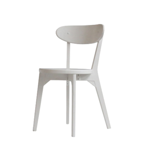 Precio al por mayor Silla de comedor de madera maciza de teca Silla de cafetería De restaurante Sillas de comedor de color personalizables - Product Image 3