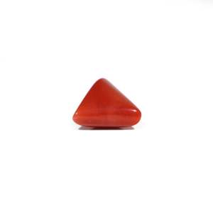 Premium 7.4 Carat Oval Cut Red Coral Loose Gemstone for Fine Jewelry - Product Image 3