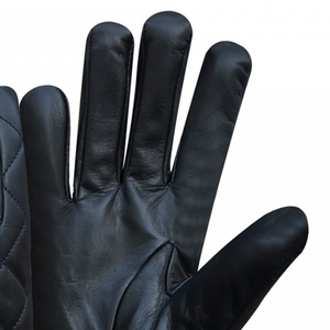 Gants d'hiver en cuir de haute qualité OEM pour hommes, doublés de laine du Pakistan, coupe-vent et chauds pour le cyclisme et les activités de plein air - Product Image 4