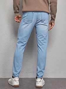 Best Style Suppliers 100% Cotton Fashion Slim Casual <b>Soft</b> Men <b>Jeans</b> Slim Straight Washed Denim Trendy Plus Size <b>Jeans</b> - Product Image 1