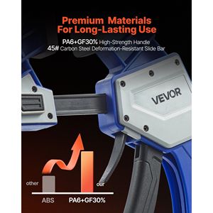 Morsetto a F Premium Plast Quick-Grip, Confezione da 2, 24 Pollici, Morsetto/Divaricatore per Falegnameria a Una Mano, Limite di Carico 340 Libbre - Product Image 2