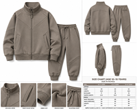 Ensemble de survêtement personnalisé pour homme – Veste zippée à col montant et pantalon de jogging – Tenue de sport haut de gamme, streetwear décontracté – Fabricant OEM
