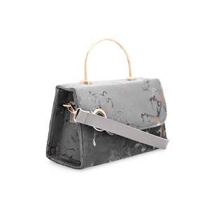 Sac à bandoulière décontracté gris P55482 pour femme - Product Image 2