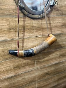 แตรวิคกิ้งยุคกลาง แตรต่อสู้ แตรเป่าขัดเงา ขนาด 16 นิ้ว แตรธรรมชาติรักษ์โลก สำหรับล่าสัตว์ ปรับแต่งได้ - Product Image 5