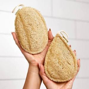 Wholesale Supplier Natural Loofah Bath Sponge Body Scrubber Eco Friendly Biodegradable Pad Factory - Product Image 3