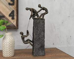 ประติมากรรมตกแต่งบ้านทำจากอะลูมิเนียม ช่วยเพิ่มความสวยงามให้กับการตกแต่งภายในด้วยรูปแบบศิลปะโลหะที่งดงาม - Product Image 1