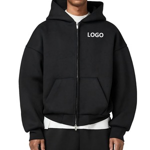 Vente en gros de sweats à capuche pour hommes, personnalisés et imprimés, coupe-vent, respirants, légers, unis, vintage, décontractés, en coton, style jogger - Product Image 2