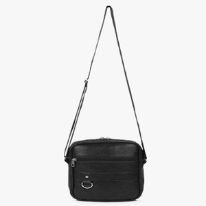 Unisex Faux Leather Crossbody Sling <b>Bag</b> with Adjustable Shoulder Strap for Travel, School, <b>College</b> & Daily Use - Product Image 1