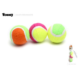 Giocattolo per Animali Domestici a Forma di Palla da Tennis Yommy 6,4cm Interattivo per Cani Ref YM-7110 - Product Image 3