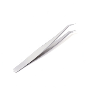KIMBEL Precision Nano Grip Stainless Steel Volume Eyelash <b>Extension</b> Tweezers with Smooth <b>Tip</b> Boot Design - Product Image 5