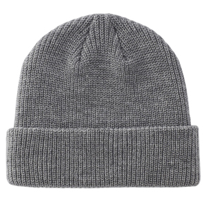 Gorro de Lana con Borde en Contraste y Diseño de Pata de Gallo, Gorro de Primera Calidad, Gorro de Mezcla de Acrílico Suave, Gorro con Patrón Geométrico Chic - Product Image 4