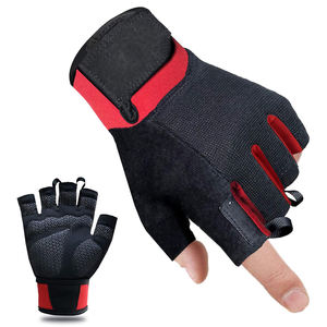 Guantes de Gimnasio para Levantamiento de Pesas de Medio Dedo, para Entrenamiento, Fitness, Deportes, con Agarre Fuerte en la Palma, para Hombres y Mujeres - Product Image 1
