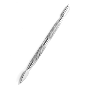 <b>Cuticle</b> Pusher <b>tool</b> made with stainless steel finish supports nail grooming routine pushing back <b>cuticles</b> and cleaning nail - Product Image 2