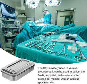 Boîte de rangement pour instruments chirurgicaux en acier inoxydable pour hôpitaux, certifiée CE ISO, manuelle, autoclavable, réutilisable, robuste, OEM ODM - Product Image 5