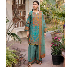 Ssumaira Presenta Charizma Print, Colección de Verano de 3 Piezas, Vestidos de Marca Pakistaní e India al por Mayor - Product Image 1