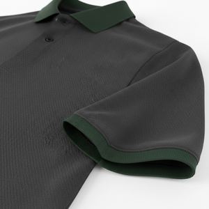 Chemises polo en coton piqué de couleur unie de haute qualité, sur mesure, OEM, ODM, chemise polo formelle à manches courtes - Product Image 6