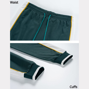 Survêtement technique zippé pour homme OEM, logo personnalisé, 100% coton, motif uni pour le jogging hivernal, survêtement uni pour homme - Product Image 3