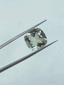 Natural Top Quality Green Amethyst Gemstone Loose Stone 10.00Carat 14MM <b>Cushion</b> Cut Green <b>Colour</b> For Jewelry Making - Product Image 1