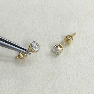 Natural <b>Stud</b> Earrings 0.81 Cttw 925 Sterling <b>Silver</b> Rhodium Plated G-H Color I Clarity Prong Set Trendy Wedding Gift Jewelry - Product Image 2