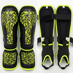 Protège-tibias de boxe personnalisés en cuir, protège-tibias de MMA, protège-jambes de boxe, protège-tibias de boxe d'entraînement OEM, best-seller - Product Image 3