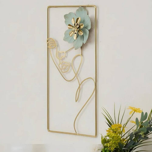 New Modern Metal Decorative Wall <b>Vase</b> Sculpture Use for Home/ Living Room Decorative with Manufacturing From India - Product Image 4